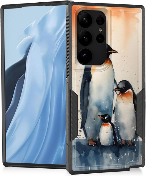 watercolour-penguins