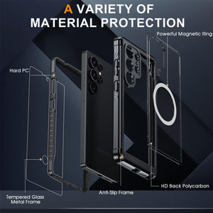 Galaxy S25 Ultra Heavy Duty Full Body Protective Case - Redpepper Cases