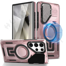 Load image into Gallery viewer, Galaxy S25 Ultra Magnetic Military Grade Metal Camera Cover Case - Redpepper Cases