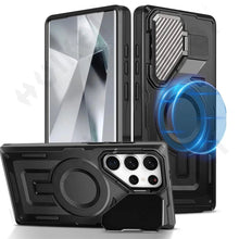 Load image into Gallery viewer, Galaxy S25 Ultra Magnetic Military Grade Metal Camera Cover Case - Redpepper Cases