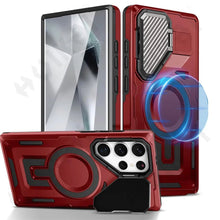 Load image into Gallery viewer, Galaxy S25 Ultra Magnetic Military Grade Metal Camera Cover Case - Redpepper Cases