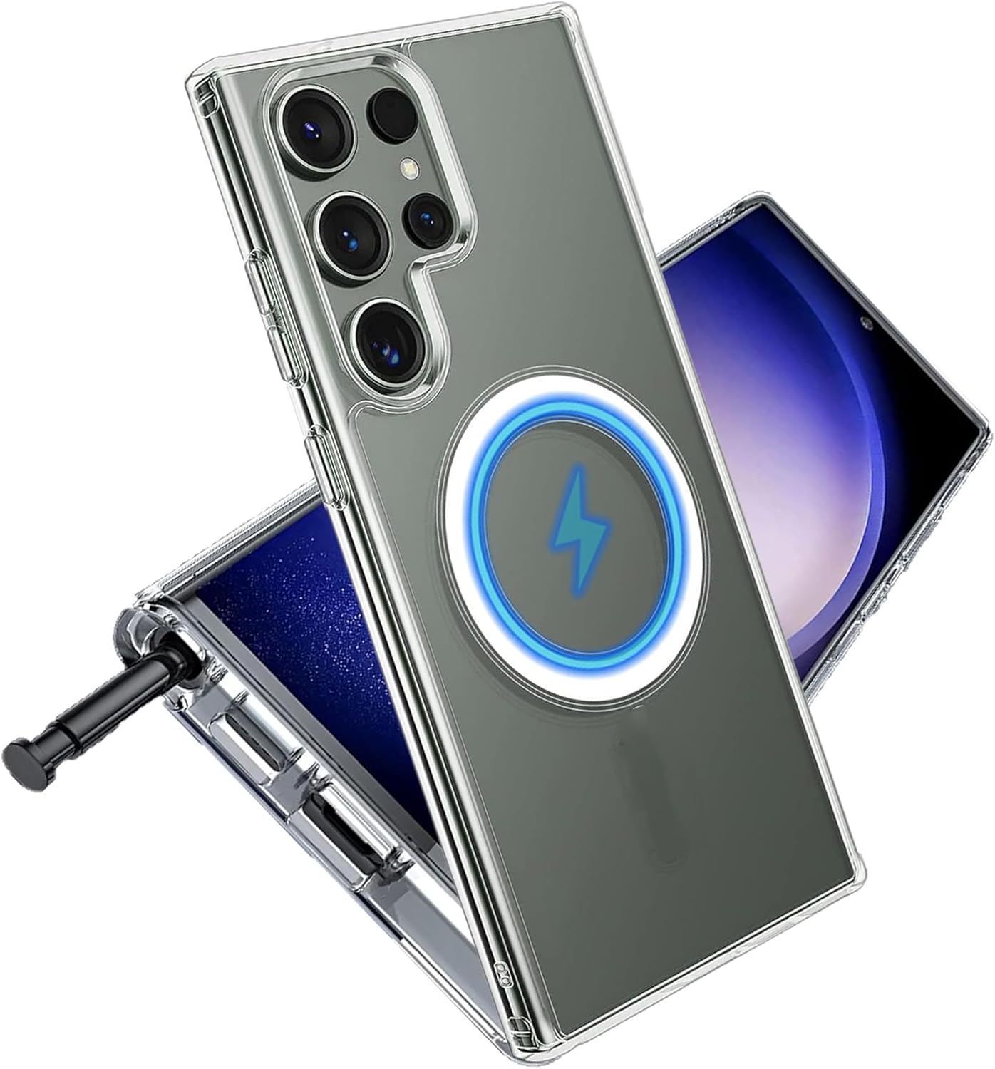 Galaxy S25 Ultra Magnetic TPU Bumper & PC Back Phone Cover - Redpepper Cases