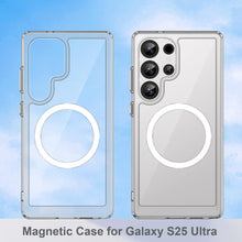 Load image into Gallery viewer, Galaxy S25 Ultra Magnetic TPU Bumper &amp; PC Back Phone Cover - Redpepper Cases
