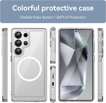 Load image into Gallery viewer, Galaxy S25 Ultra Magnetic TPU Bumper &amp; PC Back Phone Cover - Redpepper Cases