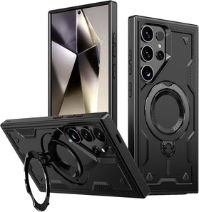 Galaxy S25 Ultra Military Shockproof Kickstand Protective Case - Redpepper Cases
