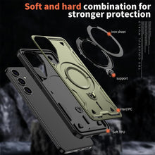 Load image into Gallery viewer, Galaxy S25 Ultra Military Shockproof Kickstand Protective Case - Redpepper Cases