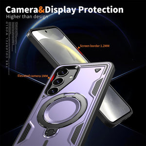 Galaxy S25 Ultra Military Shockproof Kickstand Protective Case - Redpepper Cases