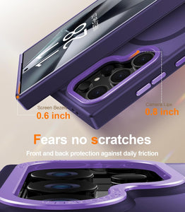 Galaxy S25 Ultra Screen Protector & Shockproof Translucent Matte Cover - Redpepper Cases