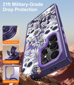 Galaxy S25 Ultra Screen Protector & Shockproof Translucent Matte Cover - Redpepper Cases