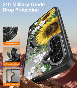 Galaxy S25 Ultra Screen Protector & Shockproof Translucent Matte Cover - Redpepper Cases
