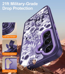 Galaxy S25 Ultra Screen Protector & Shockproof Translucent Matte Cover - Redpepper Cases