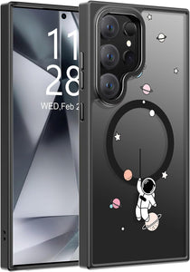 Galaxy S25 Ultra Screen Protector & Shockproof Translucent Matte Cover - Redpepper Cases