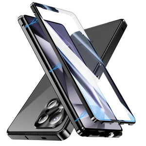 Galaxy S25 Ultra Tempered Glass Aluminum Magnetic Case - Redpepper Cases