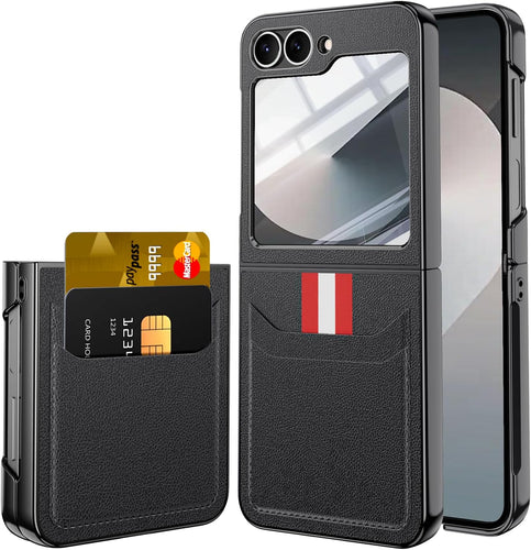 Galaxy Z Flip 6 Card Holder Slim Fit Shockproof Full Body Protective Case - Redpepper Cases