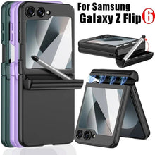Load image into Gallery viewer, Galaxy Z Flip 6 Magnetic Phone Case with Stylus Pen Hinge - Redpepper Cases