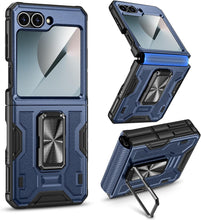 Load image into Gallery viewer, Galaxy Z Flip 6 Screen Protector &amp; Hinge Protection &amp; Magnetic Ring Kickstand - Redpepper Cases