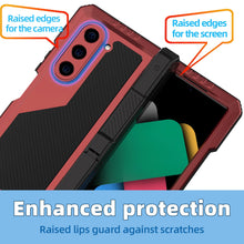 Load image into Gallery viewer, Galaxy Z Fold 6 Aluminum Metal Bumper Phone Case - Redpepper Cases