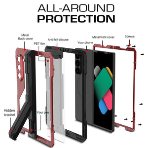 Galaxy Z Fold 6 Aluminum Metal Bumper Phone Case - Redpepper Cases