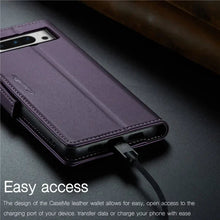 Load image into Gallery viewer, Google Pixel 9 Pro XL Luxury Magnetic Wallet Leather Phone Case - Redpepper Cases