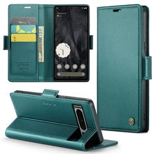 Load image into Gallery viewer, Google Pixel 9 Pro XL Luxury Magnetic Wallet Leather Phone Case - Redpepper Cases