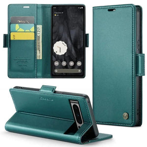Google Pixel 9 Pro XL Luxury Magnetic Wallet Leather Phone Case - Redpepper Cases