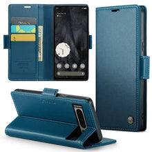 Load image into Gallery viewer, Google Pixel 9 Pro XL Luxury Magnetic Wallet Leather Phone Case - Redpepper Cases