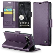 Load image into Gallery viewer, Google Pixel 9 Pro XL Luxury Magnetic Wallet Leather Phone Case - Redpepper Cases