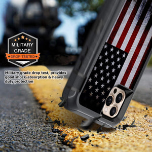 iPhone 16 Pro Max Screen Protector Old Vintage American Flag Design Phone Case - Redpepper Cases