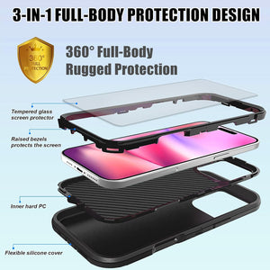 iPhone 16 Pro Max Screen Protector Old Vintage American Flag Design Phone Case - Redpepper Cases