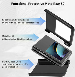 Motorola Moto Razr 50 Lightweight Hard PC Flip Shockproof Protective Case - Redpepper Cases