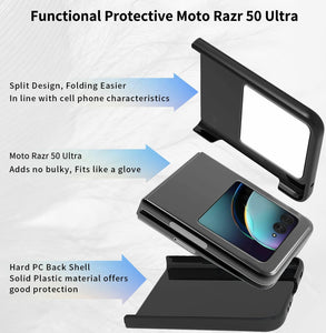 Motorola Moto Razr 50 Lightweight Hard PC Flip Shockproof Protective Case - Redpepper Cases