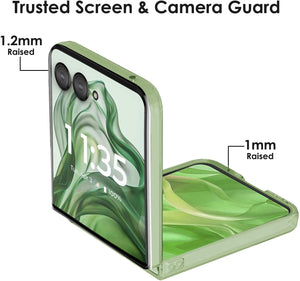 Motorola Moto Razr Plus 2024 5G Clear Slim Shockproof Hard Phone Case Cover - Redpepper Cases