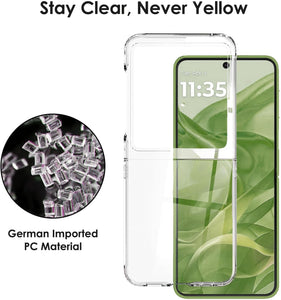 Motorola Moto Razr Plus 2024 5G Clear Slim Shockproof Hard Phone Case Cover - Redpepper Cases