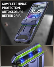Load image into Gallery viewer, Motorola Moto Razr Plus Full - Body Rugged Shockproof Protective Cover with Kickstand - Redpepper Cases