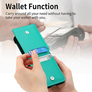 Motorola Razr+ 2023 Card Holder Luxury PU Leather Protective Phone Case - Redpepper Cases