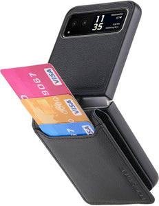 Motorola Razr+ 2023 Card Holder Luxury PU Leather Protective Phone Case - Redpepper Cases