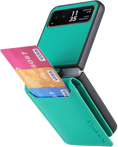 Motorola Razr+ 2023 Card Holder Luxury PU Leather Protective Phone Case - Redpepper Cases