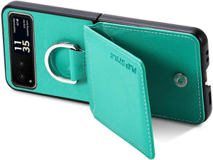 Motorola Razr+ 2023 Card Holder Luxury PU Leather Protective Phone Case - Redpepper Cases