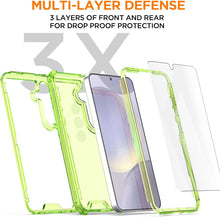 Load image into Gallery viewer, Samsung Galaxy S24 Plus/S25 Plus 3 - Layer Crystal Transparent Case - Redpepper Cases