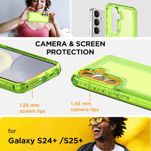 Load image into Gallery viewer, Samsung Galaxy S24 Plus/S25 Plus 3 - Layer Crystal Transparent Case - Redpepper Cases