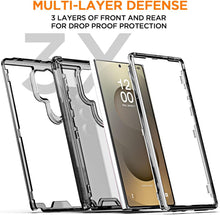 Load image into Gallery viewer, Samsung Galaxy S24 Plus/S25 Plus 3 - Layer Crystal Transparent Case - Redpepper Cases