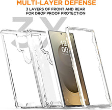 Load image into Gallery viewer, Samsung Galaxy S24 Plus/S25 Plus 3 - Layer Crystal Transparent Case - Redpepper Cases