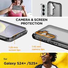 Load image into Gallery viewer, Samsung Galaxy S24 Plus/S25 Plus 3 - Layer Crystal Transparent Case - Redpepper Cases