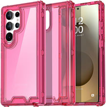 Load image into Gallery viewer, Samsung Galaxy S24 Plus/S25 Plus 3 - Layer Crystal Transparent Case - Redpepper Cases