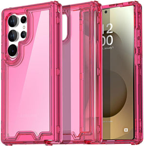 Samsung Galaxy S24 Plus/S25 Plus 3 - Layer Crystal Transparent Case - Redpepper Cases