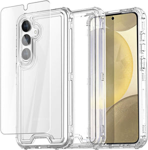 Samsung Galaxy S24 Plus/S25 Plus 3 - Layer Crystal Transparent Case - Redpepper Cases