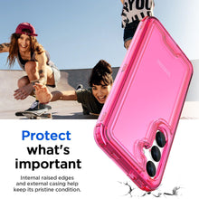 Load image into Gallery viewer, Samsung Galaxy S24 Plus/S25 Plus 3 - Layer Crystal Transparent Case - Redpepper Cases