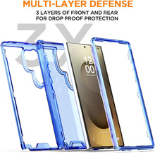 Load image into Gallery viewer, Samsung Galaxy S24 Plus/S25 Plus 3 - Layer Crystal Transparent Case - Redpepper Cases