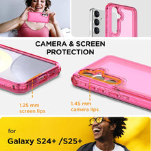 Load image into Gallery viewer, Samsung Galaxy S24 Plus/S25 Plus 3 - Layer Crystal Transparent Case - Redpepper Cases
