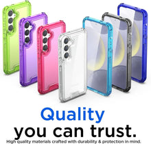 Load image into Gallery viewer, Samsung Galaxy S24 Plus/S25 Plus 3 - Layer Crystal Transparent Case - Redpepper Cases